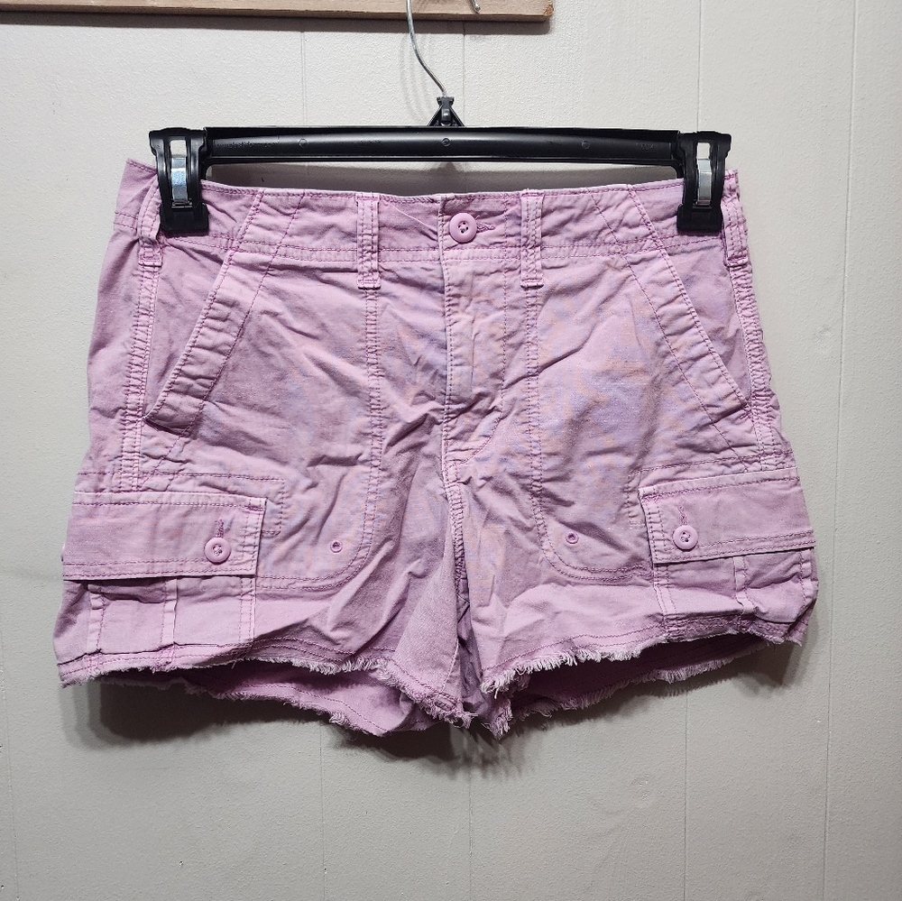 American Eagle Shorts Size 2‎ Stretch Purple Casual B883